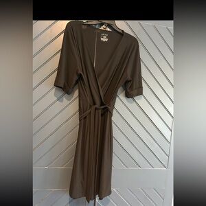 Elegant Black Wrap Dress